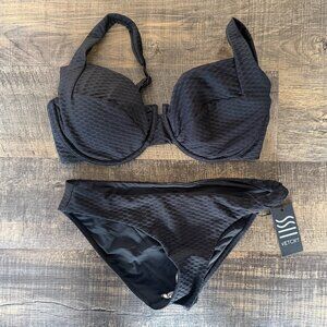 Vetchy Laguna Swim Bikini Set – Black